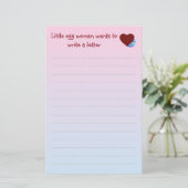 Schrijfpapier voor kinderen briefpapier (Staand voorkant)