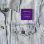 Schrijfschrift Colossians 3 23 Vierkante Button 5,1 Cm (In situ)