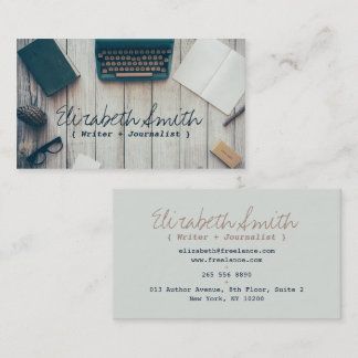 Schrijfschrijfmachine koele typemachine visitekaartje