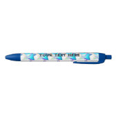 Schrijftinkt Kleur Blauw Trim Kleur Blauwe Pennen (Bodem)