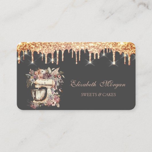 Schrijfwerktuigen voor mixer Flowers Chic Drids Ba Visitekaartje (Voorkant)