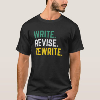 Schrijven & bewerken enthousiaste T-shirt