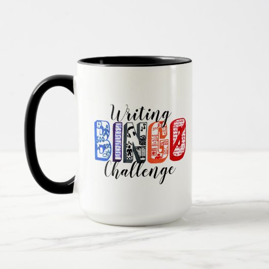 Schrijven Bingø Challenge Mok (Links)