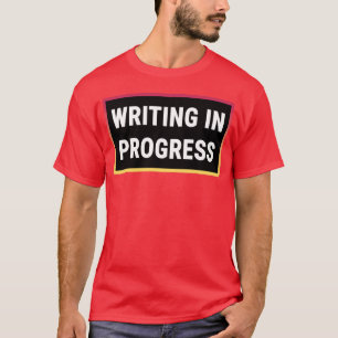 Schrijven in uitvoering meisje meisje t-shirt