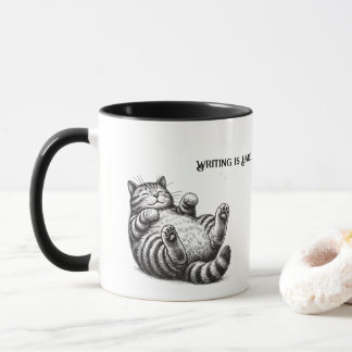 Schrijven is moeilijk - katten maken het moeilijke mok