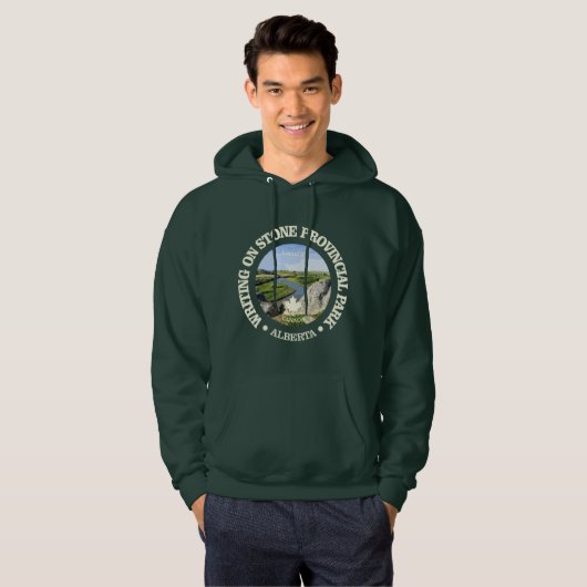 Schrijven op Stone PP Hoodie (Voorkant volledig)