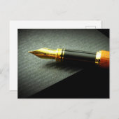  Schrijven Pen foto Briefkaart (Voorkant / Achterkant)