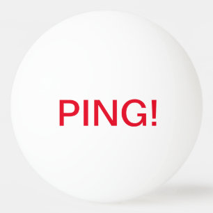 Schrijven: PEN! , PONG!; ping pong bal Pingpongballen