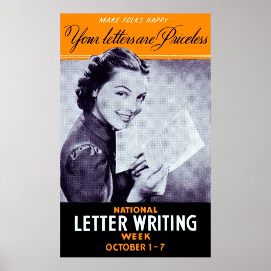  schrijven poster (Voorkant)