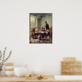 Schrijven van de onafhankelijkheidsverklaring Ferr Poster (Keuken)