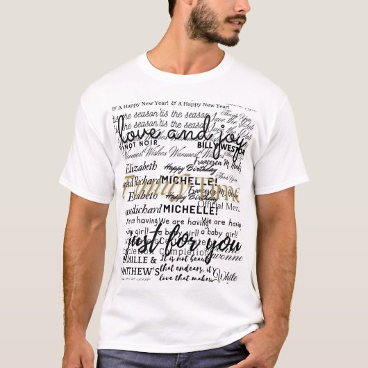 Schrijven van je liefdesshirt t-shirt (Voorkant)