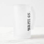 Schrijven (Ver 3) Matglas Bierpul (Voorkant rechts)