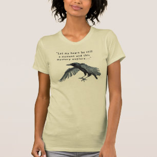 Schrijven Vrouwen Korte Mouw Raven T Shirt
