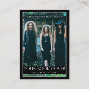 Schrijver Auteur Boek Hoesje Groot   Achterzijde f Visitekaartje