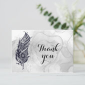 Schrijver Auteur Boho Tribale Doer Dank u Bedankkaart (Staand voorkant)