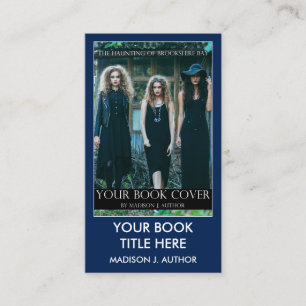 Schrijver Auteur Hoesje blauw of klik op Kleur Visitekaartje