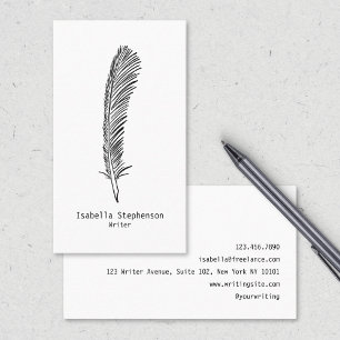 Schrijver Auteur Redacteur Copywriter Quill Minima Visitekaartje