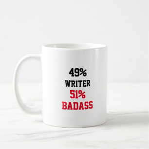 Schrijver Badass Koffiemok