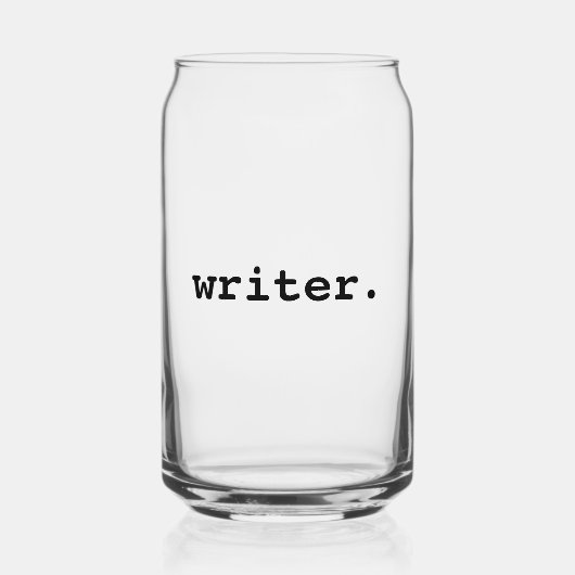 Schrijver Blikvorm Glas (Voorkant)