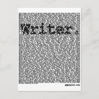 Schrijver. Briefkaart