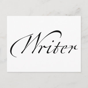 Schrijver Briefkaart