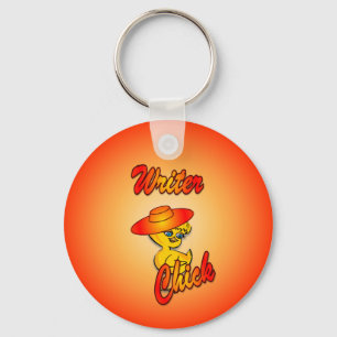Schrijver Chick #5 Sleutelhanger