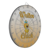 Schrijver Chick Dartbord (Voorkant Links)