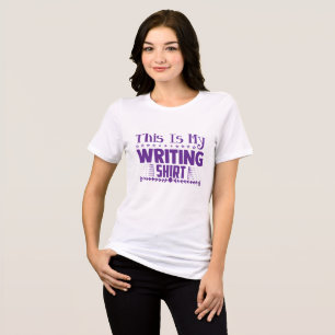 Schrijver: "Dit is mijn shirt" Tri-Blend Shirt