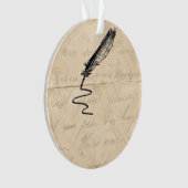 schrijver doezelaar ornament (voorkant)