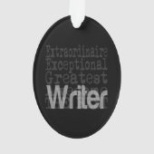 Schrijver Extraordinaire Ornament (achterkant)