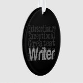 Schrijver Extraordinaire Ornament (voorkant)