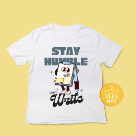 Schrijver Gift T-shirt Inspiratie Quote Unisex T-s