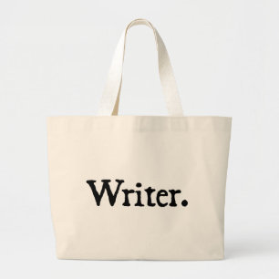 Schrijver. Grote Tote Bag