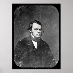 Schrijver Henry J. Raymond Daguerreotype 1844 Poster