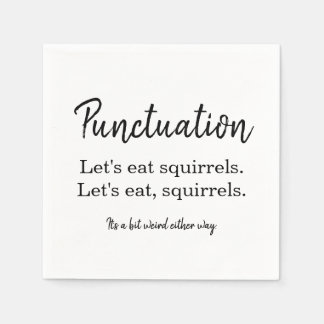 Schrijver Humor Funny Punctuation Typography Servet