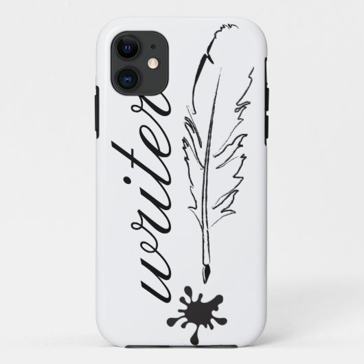 Schrijver iPhone Case (Achterkant)