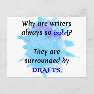 Schrijver Joke English Teacher Funny Gift Briefkaart