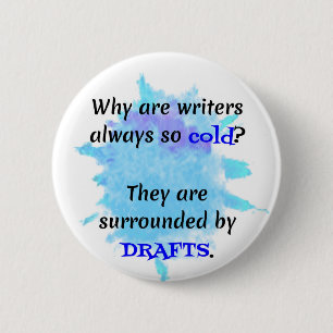 Schrijver Joke English Teacher Funny Gift Ronde Button 5,7 Cm