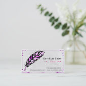 Schrijver - Journalist Visitekaartje (Staand voorkant)