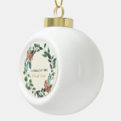 Schrijver Keramische Bal Ornament (Rechts)