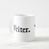 Schrijver. Koffiemok (Voorkant links)