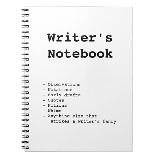 Schrijver-laptop Notitieboek (Voorkant)