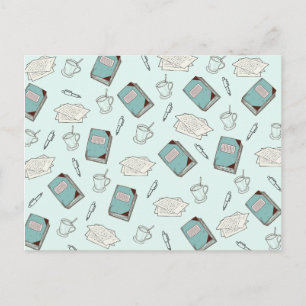 Schrijver Levert Briefkaart