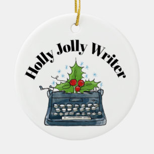 Schrijver Ornament Christmas Typewriter #1