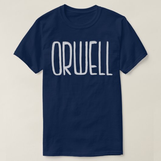 Schrijver Orwell T-shirt (Design voorkant)