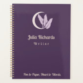 Schrijver Paarse Macaroon Planner (Voorkant)