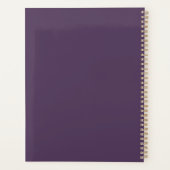 Schrijver Paarse Macaroon Planner (Achterkant)