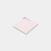 Schrijver Paarse Macaroon Post-it® Notes (Schuin)