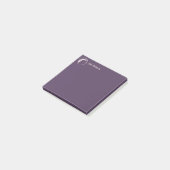 Schrijver Paarse Macaroon Post-it® Notes (Schuin)