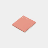 Schrijver Peach Sangria Post-it® Notes (Schuin)